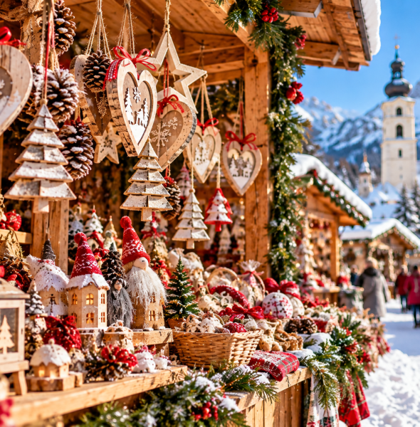 Villaggio di Natale a San Cassiano – Adöm te plaza